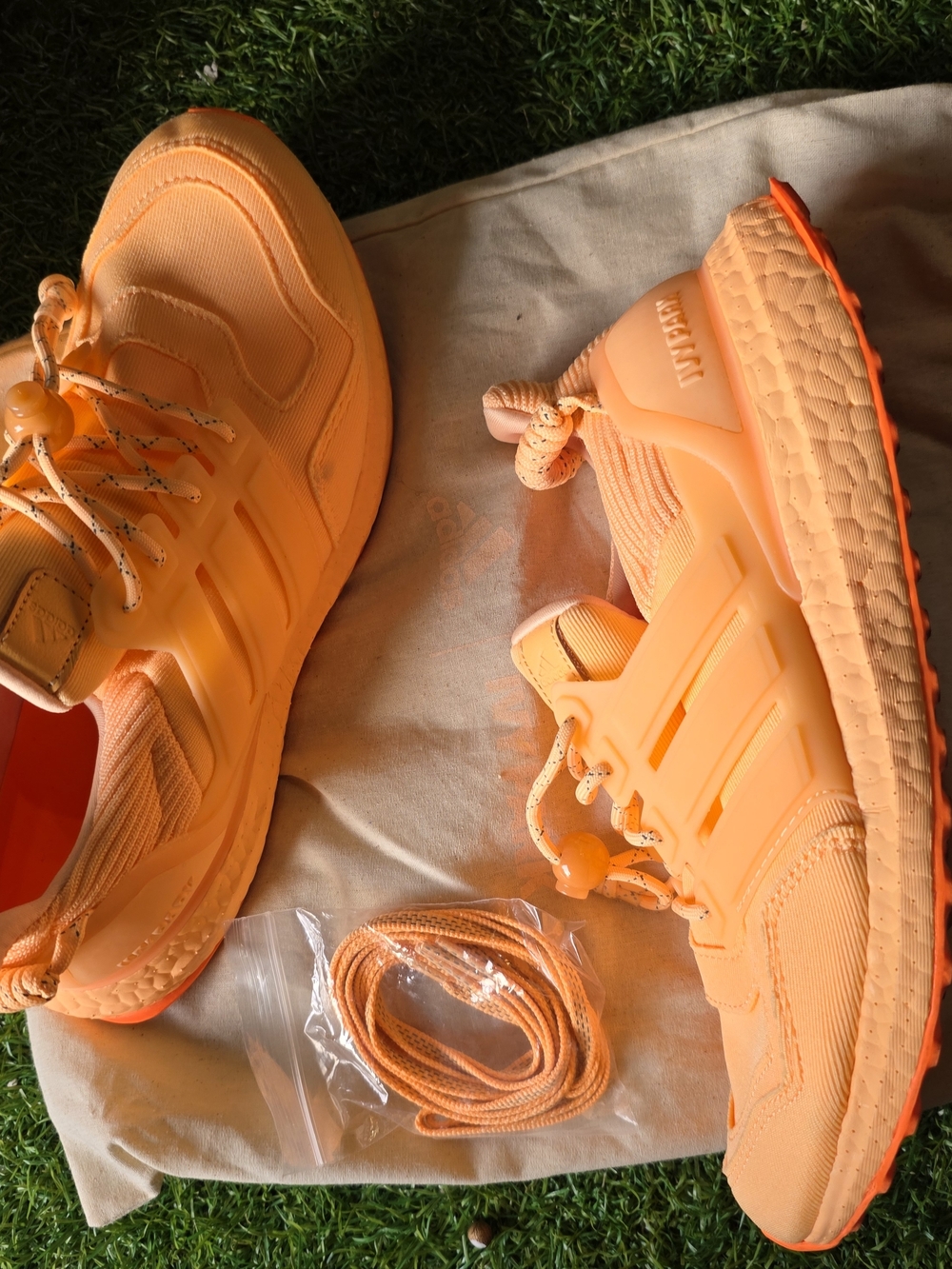Women’s Vibrant Orange Athletic Lace-Up Sneakers